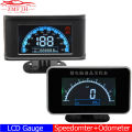 New 12V/24V Digital Car Speedometer Speed Meter + Odometer Gauge Truck Speed Odometer LCD Display Gauge TRIP LCD Meter Indicator. 