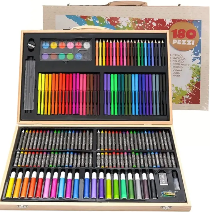 180%20pcs%20Professional%20Color%20Pencil%20Child%20Drawing%20Set,Painting%20Set%20Colored%20Pencils%20for%20Children%20Art%20Supplies%20for%20Kids,Art%20Set%20for%20Drawing%20Painting%20&%20More%20with%20Porng%20set%20180%20Pcs.%20-%20Image%202
