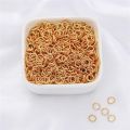 100-200pcs-lot Metal DIY Jewelry Findings Open Single Loops Jump Rings & Split Ring for Jewelry Making Crafts. 