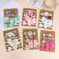 5pcs/Set Baby Girl Headband Set Cute Baby Elastic Hair Band Newborn Head Flower Toddler Headband Headwear Kids Hair Accessories.