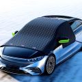 Automobile snow protection cover for front windshield, anti-freezing and anti-frost snow magnetic suction snow guard, car cover.