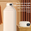 Portable Electric Dryer Multifunctional Dryer Foldable Timed Fast Drying Low-noise Warm Air Heating Clothing Care Mini Dryer. 