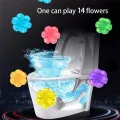 Toilet Gel 1Pc/14 Count Toilet Bowl Gel Stamp 6 Kinds Of Scent Toilet Cleaner Gel Stamp Kit Air Freshener Flower Fragrance. 