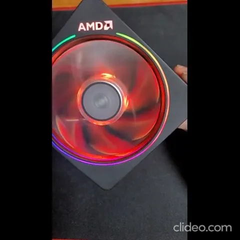 AMD Wraith Prism 92mm (3.5 inch) LED RGB Cooler Fan from Ryzen 7 2700X ...