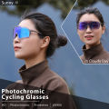 Kapvoe Outdoor Road Photochromic Sunglasses Bicycle Cycling Glasses Men Women Driving Bike Eyewear Sports Hiking UV400 Goggles.
