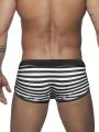 Comfortable swimsuit/clothing/swimsuit, men's quick drying stripe design, suitable for beaches and hot springs. 