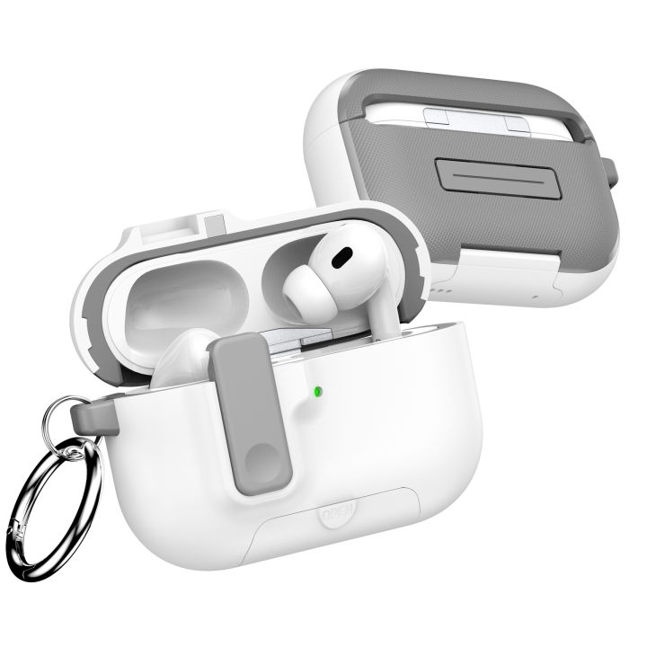 2025%20for%20Airpods%20Pro%203%20Protective%20Case%20Phone%20Stand%20Design%20with%20Cleaner%20Kit%20Magnetic%20Automatic%20Lock%20for%20Airpods%20Pro%203(Sand%20Stone)%20-%20Image%203