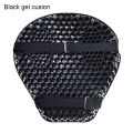 Motorcycle Honeycomb Gel Seat Cushion 3D Mesh Fabric Comfort Autobike Decompression Cover Shock Absorbing Relief Cushions. 
