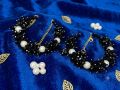 Floral jewelry set | floral Gajra | pearl Bracelet for girls $ Women | Crystal bead bracelet | Mandhi jewelry set | HZ jewelry | 1 piece price 800. 