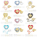 Only Blank Newborn Pacifier Clip Holder Baby Shower  Toddler Pacifier Dummy Baby Teether Infant Nipple BPA Free. 