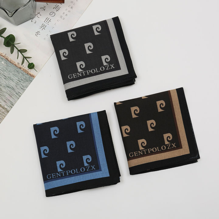 3/6Pcs%20Men's%20Pure%20Cotton%20Printed%20Handkerchief%20Thin%20Water-absorbing%20Sweat-wiping%20Classic%20Old-fashioned%20Going%20Out%20Portable%2043cm%20-%20Image%207