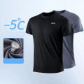 Men's Quick Dry Short Sleeve Gym Running Moisture Wicking Round Neck T-Shirt Training Exercise Gym Sport Shirt Tops Lightweight. 