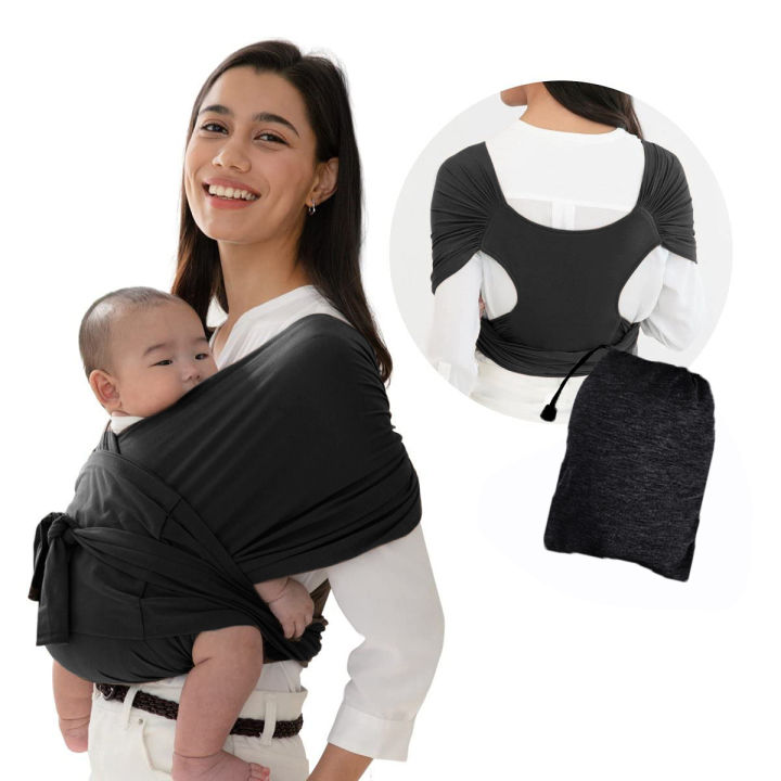 Portable Baby Carrier Wrap for Mothers Simple Child-Carrying Sling for Walking Outdoors Breathable Fresh Air Design