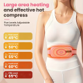 Heating Pad USB Rechargeable Portable Heating Belt for Waist & Abdomen | Electric Heating Pad with Vibration Massage | Cordless Menstrual Comfort Belt for Home, Office & Travel. 