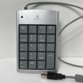 Targus Model PAUK10U Item Number 20 10-Key Numeric Keypad USB Wired Gray 2 usb Hubs BS and  000 Keys. 