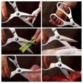 PLYS Long Blade Heavy-Duty Scissors Stainless Steal Sharp Multi All-Steel Chicken Bone Scissor Effortless Bone Cutting. 