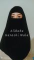 Beautiful Misri Hijab with Niqab and Cap premium Stuff Quality Hijab. 