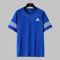 Whole set!!! breathable fabric for men Sports and Leisure short sleeve T-shirt shorts suit. 