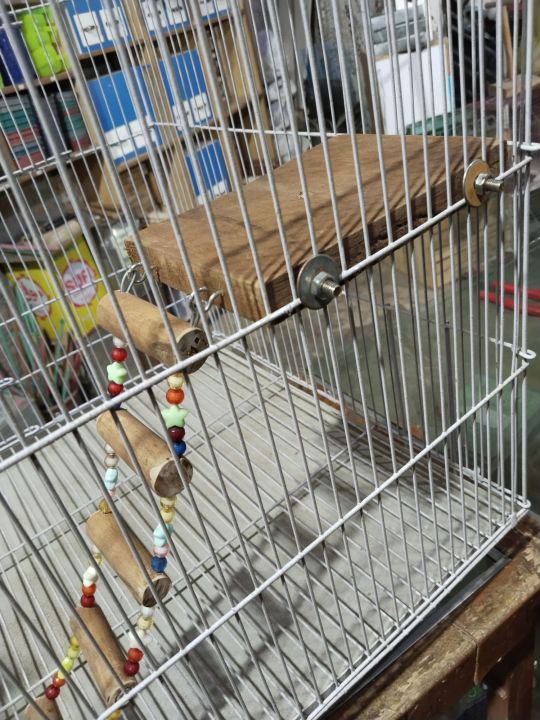 Handmade%20Solid%20Wood%20Bird%20Relaxing%20Perch%20%E2%80%93%20Multi-Step%20Fancy%20Ladder%20&%20Playable%20Stand%20for%20Cockatiels,%20Lovebirds,%20Ringnecks,%20Budgies%20and%20Finches%20(Easy%20to%20Install)%20-%20Image%203