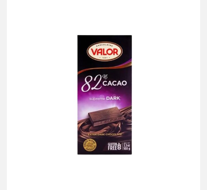Valor Chocolate 82% Supreme Dark 100G