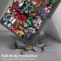 For   Tab A9 2023 Case 8.7 inch Magnetic Tri-Folding PU Leather Stand Cover for  Tab A9 SM-X110 X115 Tablet. 