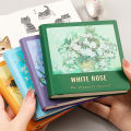 1pc/96 sheets Mini drawing book oil painting, square portable blank sketchbook, sketching hand drawn drawing book sketching book.