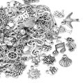 100 random style alloy small pendant DIY small accessories accessories Bracelet necklace pendant key ring accessories pendant. 