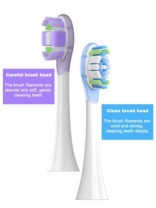 4PCS%20Replacement%20Brush%20Heads%20For%20%20Oscillation%20Electric%20Toothbrush%20Pro%20Mijia%20MES610%20MES609%20Toothbrush%20Head%20Soft%20Bristle%20-%20Image%203