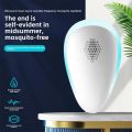 Smart Frequency Variable Ultrasonic Mosquito Repeller 360° Silent Rodent&Mosquito Control Home/Office Electronic Pest Repellent. 