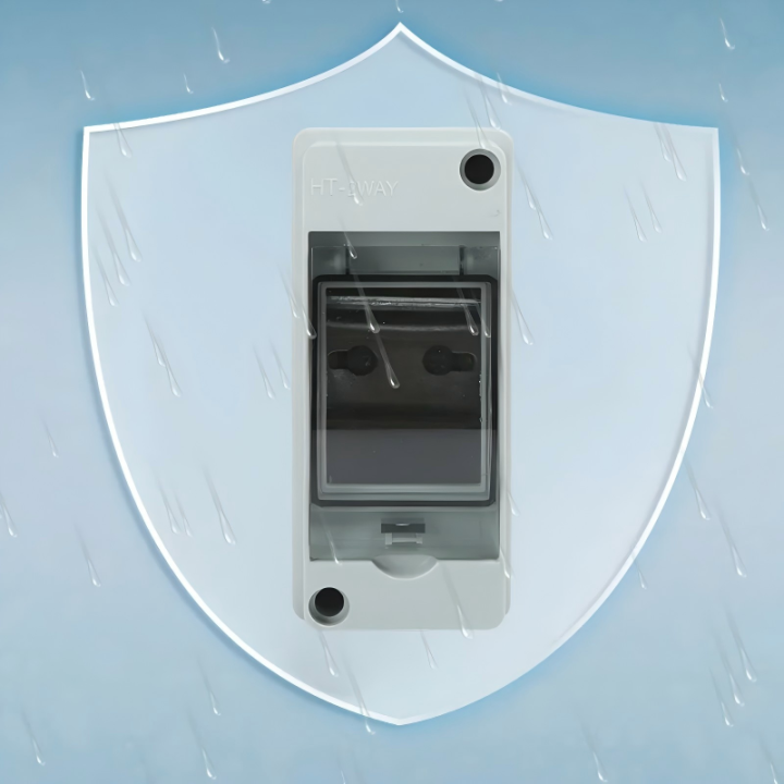 Power Distribution Protection Box Circuit Breaker Box Waterproof Distribution Box for Hotel Workshop Power Stations