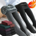 Women's Thermal Winter Tights Fleece Lined Sheer Velvet Pantyhose Thick Warm Leggings with Plush Inner Layer. 