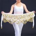 New Style Top Selling Belly Dance Waist Chain Hip Scarf Bellydance Coins Belt Dancing Waist Belt Dancer's Accessories.