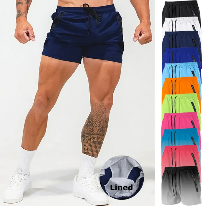 Men's%20Gym%20Workout%20Running%20Shorts%20with%20Zipper%20Pockets%20Mesh%20Liner%20Summer%20Sports%20Athletic%20Quick%20Dry%20Stretchy%20Shorts%20Swim%20Trunks%20-%20Image%202