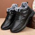 2025 Men Winter New Style With Plush And Thick Snow Boots Warm And Comfortable Cotton Shoes Fashionable And Casual Sports Shoes. 
