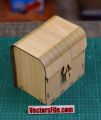 Laser Cut Wooden Jewelry Box Makeup Box Jewellery Box CDR and DXF File. 