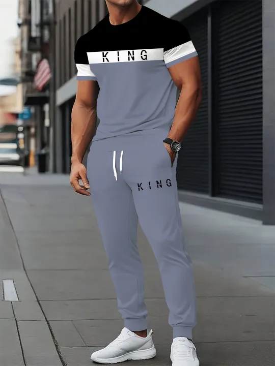 2025%20Summer%20New%20Street%20hip-hop%20casual%20Fashion%203D%20letter%20pattern%20Printed%20Soft%20Comfortable%20and%20breathable%20men's%20set%20-%20Image%202