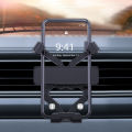 Car Air Vent Gravity Sensor Aluminum Navigation Upgraded Adjustable Horizontally And Vertically Cell Phone Holder For All Phones. 