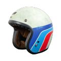 Motorcycle Helmet - Origine Classic Matt Vintage White Helmet. 
