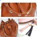 Potli Style Leather HandBags For Womens Shoulder Bags Crossbody Bags For Girls tote top handle bag. 