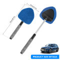 Windshield Cleaner Tool, Car Window Cleaner Tool Extendable Handle Inside Windshield Window Cleaning Tool for Auto Glass Home. 
