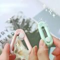 Creative Mini Portable Folding Scissors Morandi Simple Paper-Cutting Art Tool Stationary Scissors Office School Supplies.