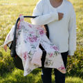 Baby Stroller Accessories Muslin Soft Breathable Yarn Sunshade Cover Baby Sun Protector Basket Stroller Cover Mosquito Net Kids. 