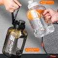 1.2L/1.7L Large Capacity Ton Bucket Water Bottle Large Belly Cup Fitness Sports Water Bottle Portable Plastic Space Cup. 