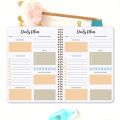 Daily Planner  List Tasks mportant Time Management and Meal Plan Efficiently Organize and Prioritize Boost Your Productivity. 