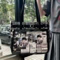 New Original Subculture Punk Goth Hottie Ulzzang Ita Bag Street Trend Ladies Large Capacity Y2K Tote Bag Fashion Shoulder Bag. 