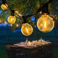 AVANLO LED Outdoor String Lights, 102FT Garden String Lights Mains Powered, Festoon Lights with 55 Bulbs for Indoor & Outdoor Décor Wedding Patio Cafe Party. 