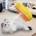 3 In1 Dog Steamer Brush Cat Steam Brush Electric Spray Cat Hair Brush For Massage Pet Grooming Cat Hair Brush For Removing. 