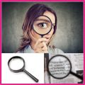 High Power Magnifying Glass | Handheld 5x Magnifier Lens for Reading Small Prints, Maps, Coins, and Jewelry ( Diameter 50mm, 90mm). 