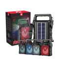Kts-1706 Solar Charge Wireless Portable Bt Speaker with Led Torch Light Fm Radio Tws Usb Tf card Mp3 Music Player audio speaker. 