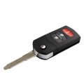 YIQIXIN Flip Car Remote Key Shell For Mazda 2 3 5 6 M6 MX5 CX5 CX7 CX9 RX8 Miata Uncut Blade Head Cover 2/3/4 Buttons Fob Case.
